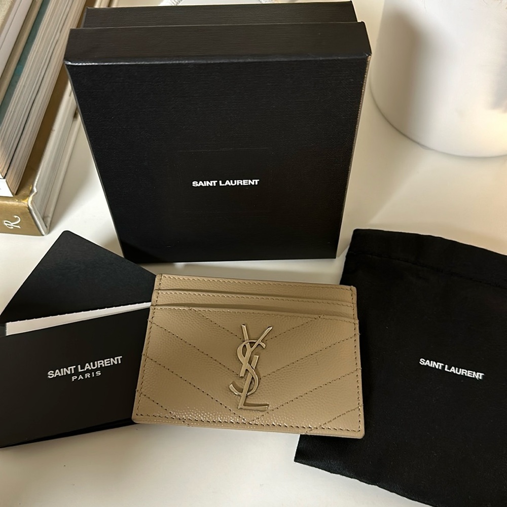YSL card holder